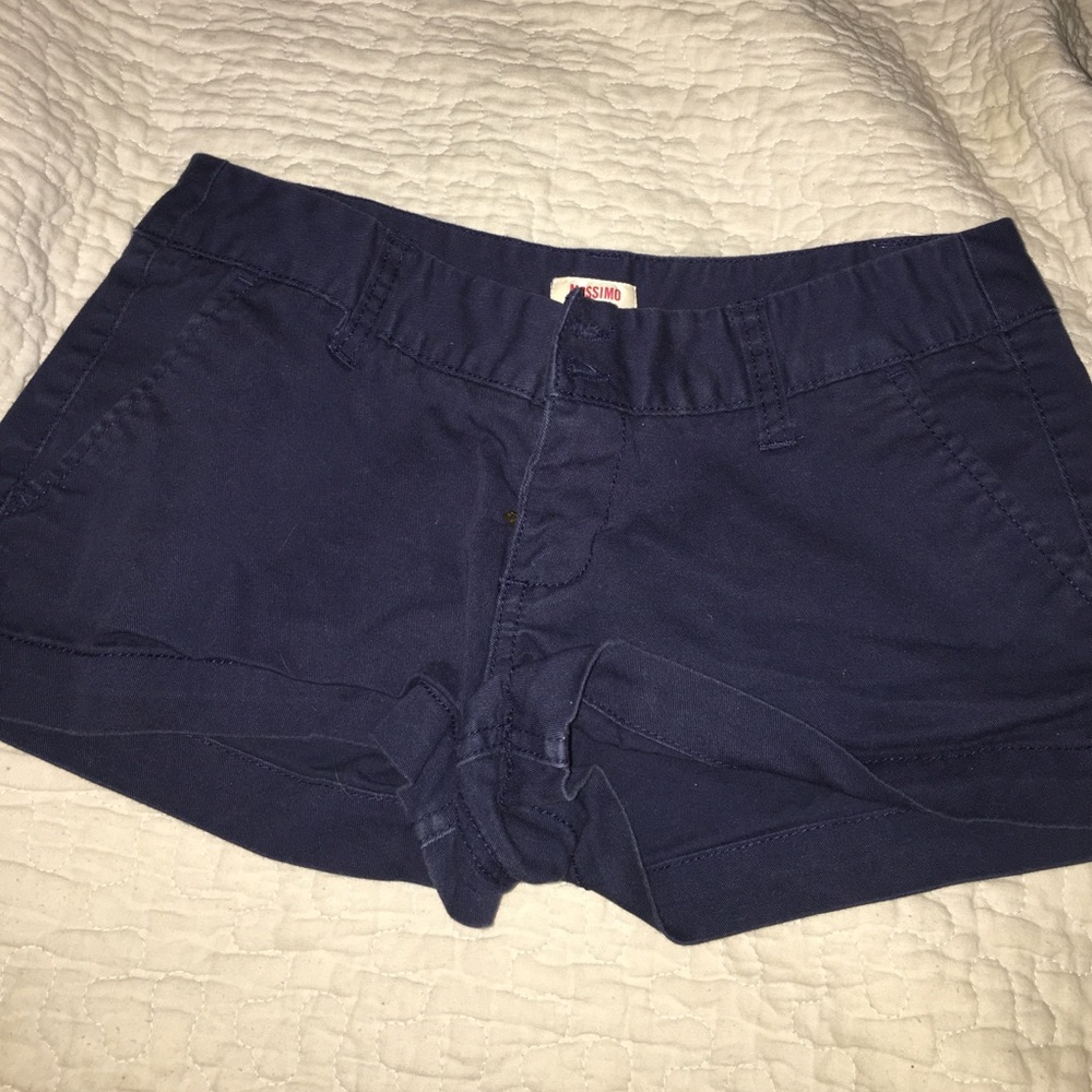 size 3 navy blue shorts