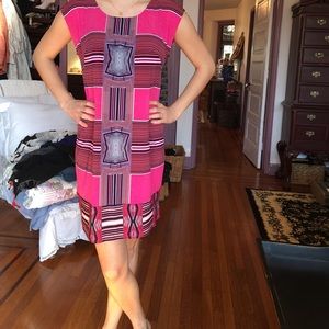 Laundry by Shelli Segal Pink Pattern Dress