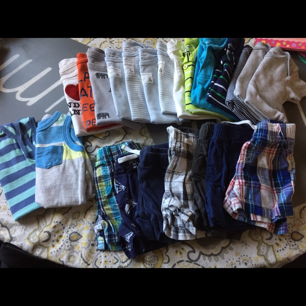 Baby boy lot. 3-6 & 6-9 size. 23 items.