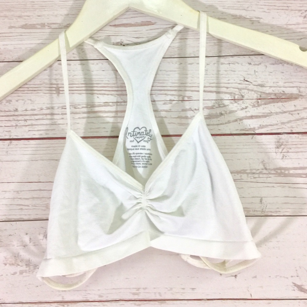 New Free People Womans Strappy Racerback Bralette