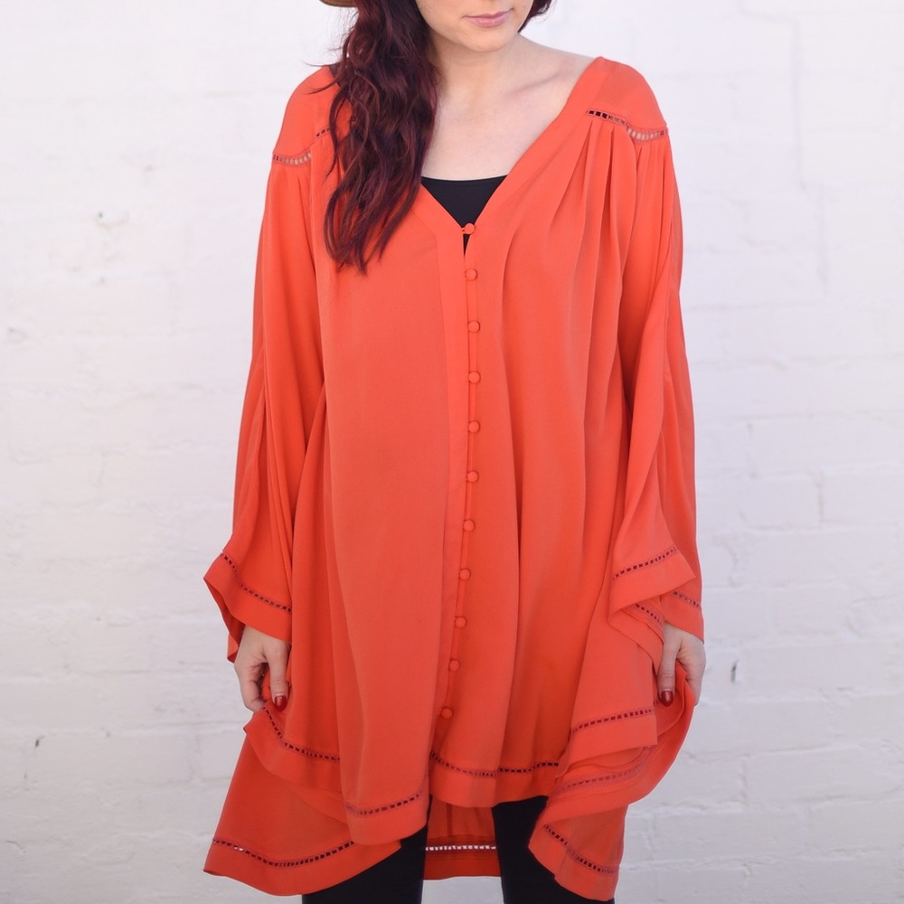 ASOS Poppy Cape Dress