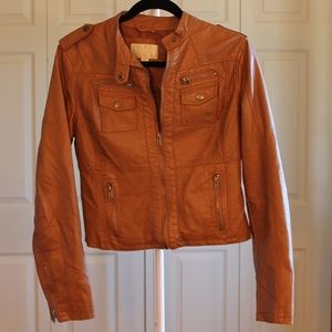 Faux Leather Jacket