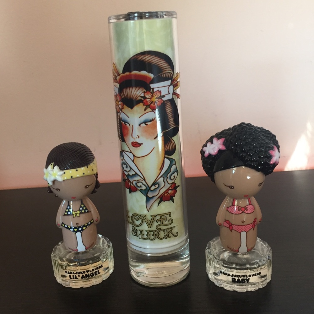 Gwen stefani Harajuku perfumes & Ed Hardy perfume