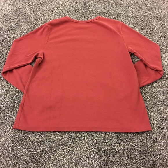 Layering staple - long sleeve tee - rust colored! - Picture 4 of 6
