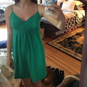 Boden Green Cotton Summer Dress