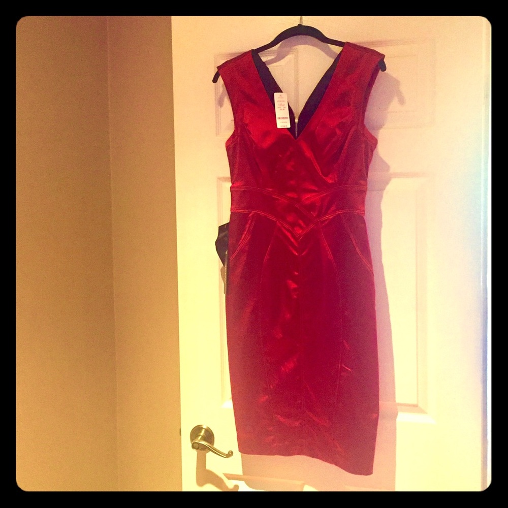Brand new Bebe Red Dress cocktail dress