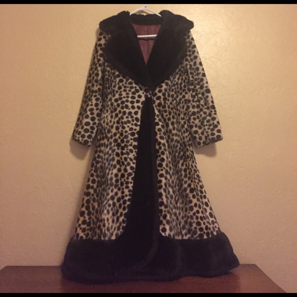 Vintage Safari "fur" coat