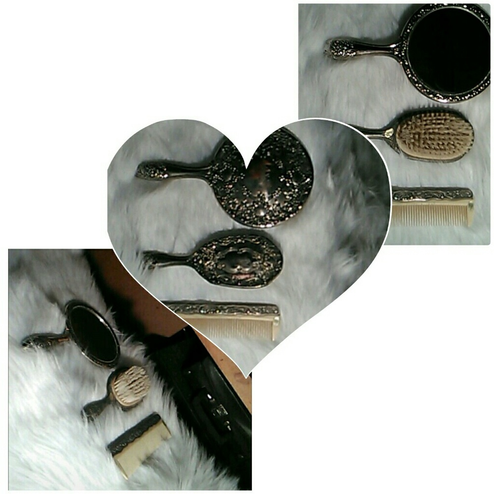 Vintage ornate silver plated. unique hard to find.