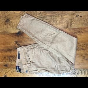 Gold Lucky Brand Skinny Jean