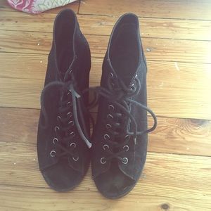 Urban outfitters lace up booties
