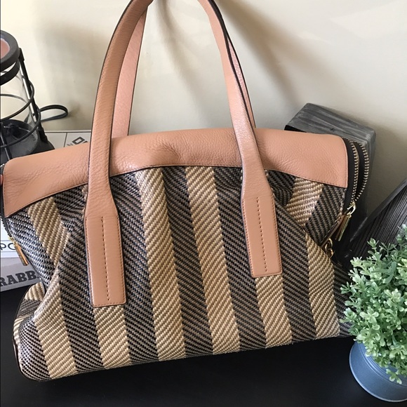 Henri Bendel Debutante Straw Satchel - Picture 2 of 8