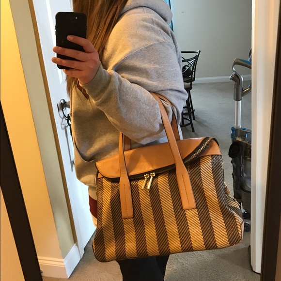 Henri Bendel Debutante Straw Satchel - Picture 8 of 8