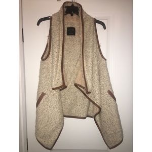 Tan Sherpa Vest