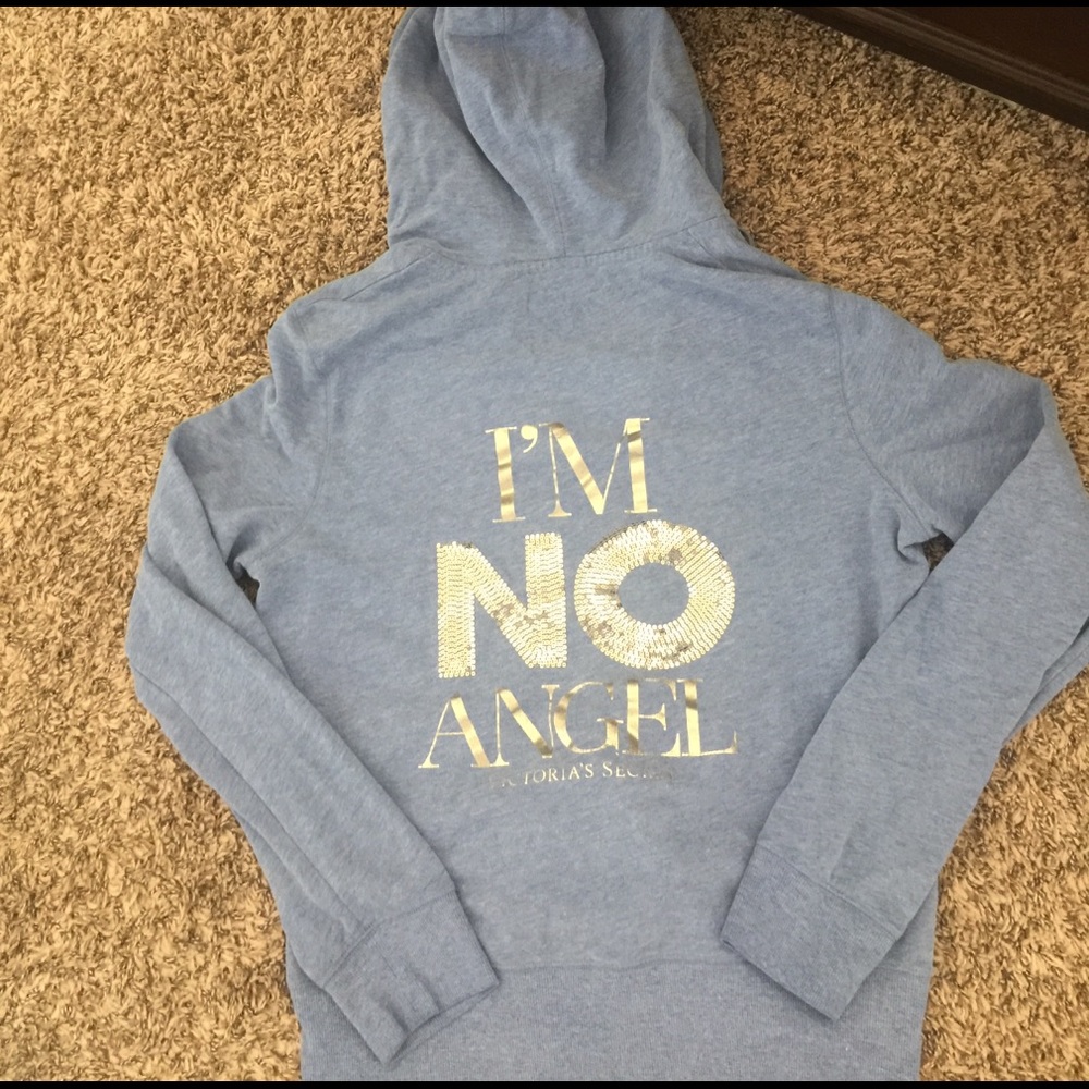 Victoria's Secret bling zip up hoodie