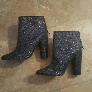ALDO Sparkle Chunky Ankle Boots
