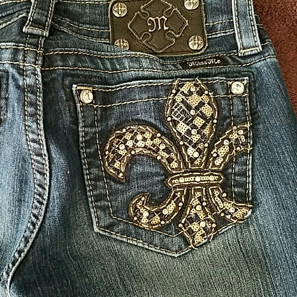 MissMe straight legged denim - Picture 2 of 3