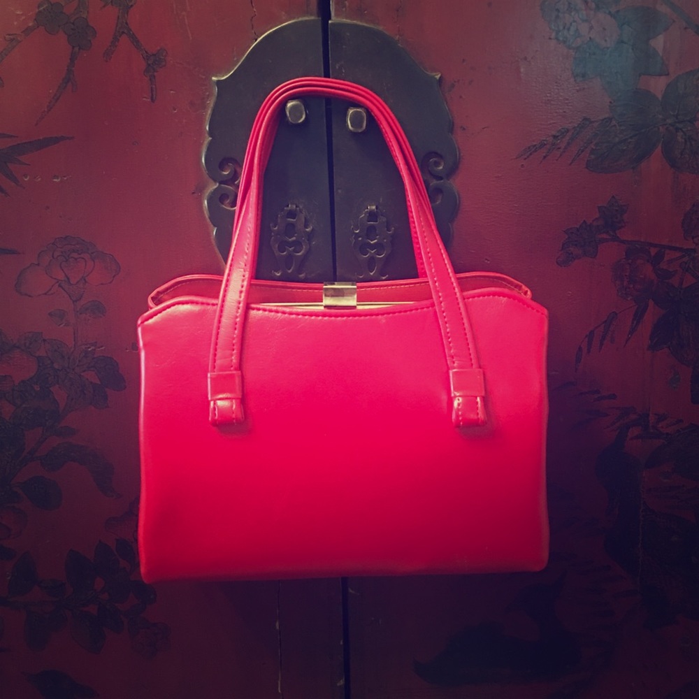 Vintage Red Purse from late '50s! Pristine!