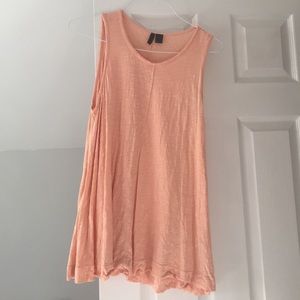 Anthropologie trapeze salmon tunic