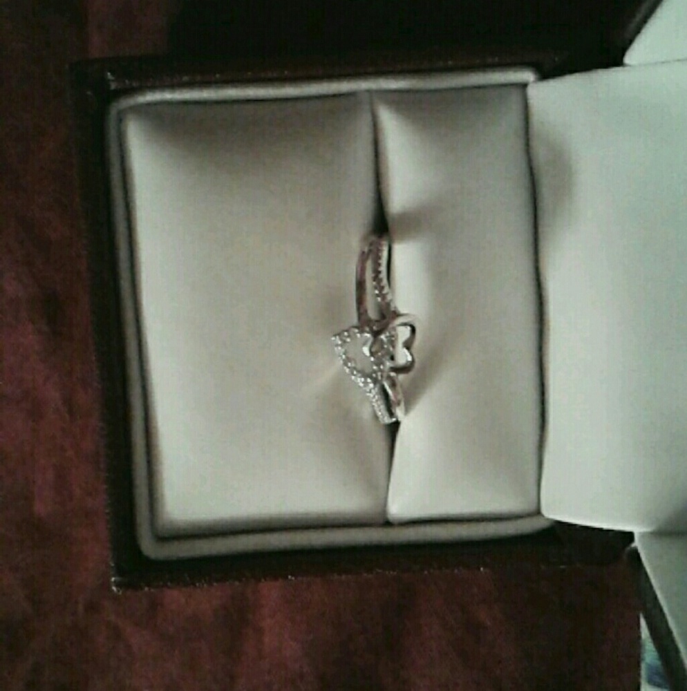 Sterling silver heart ring