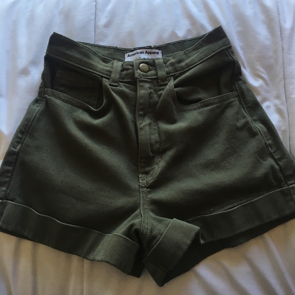 American Apparel high waisted shorts