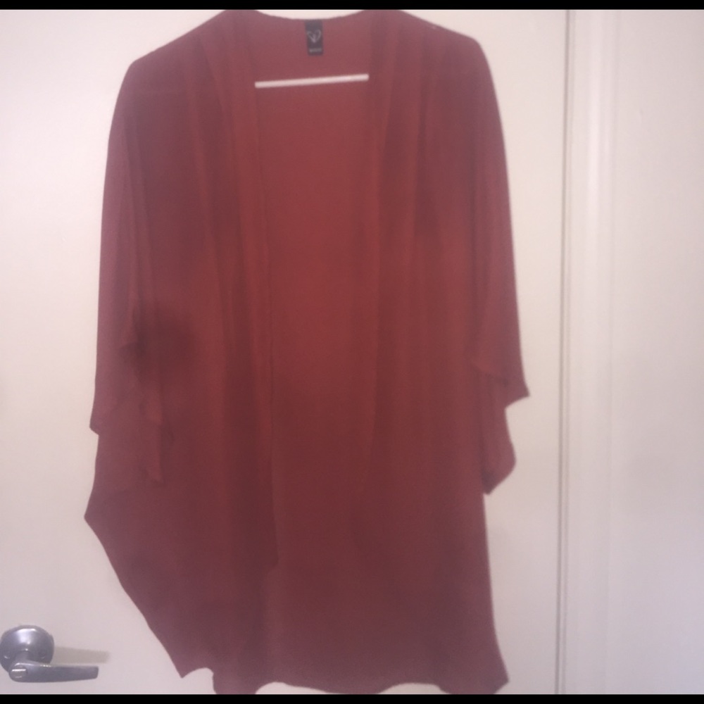 Burnt orange kimono