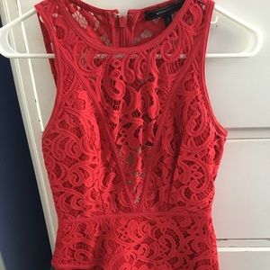 BCBG red dress