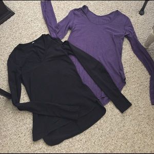 SOLD!! LULULEMON BUNDLE! 2 long sleeve cotton tops