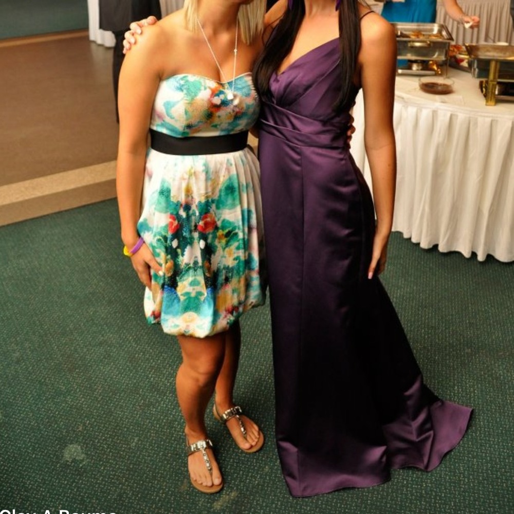 PLUM BRIDESMAID/PROM DRESS