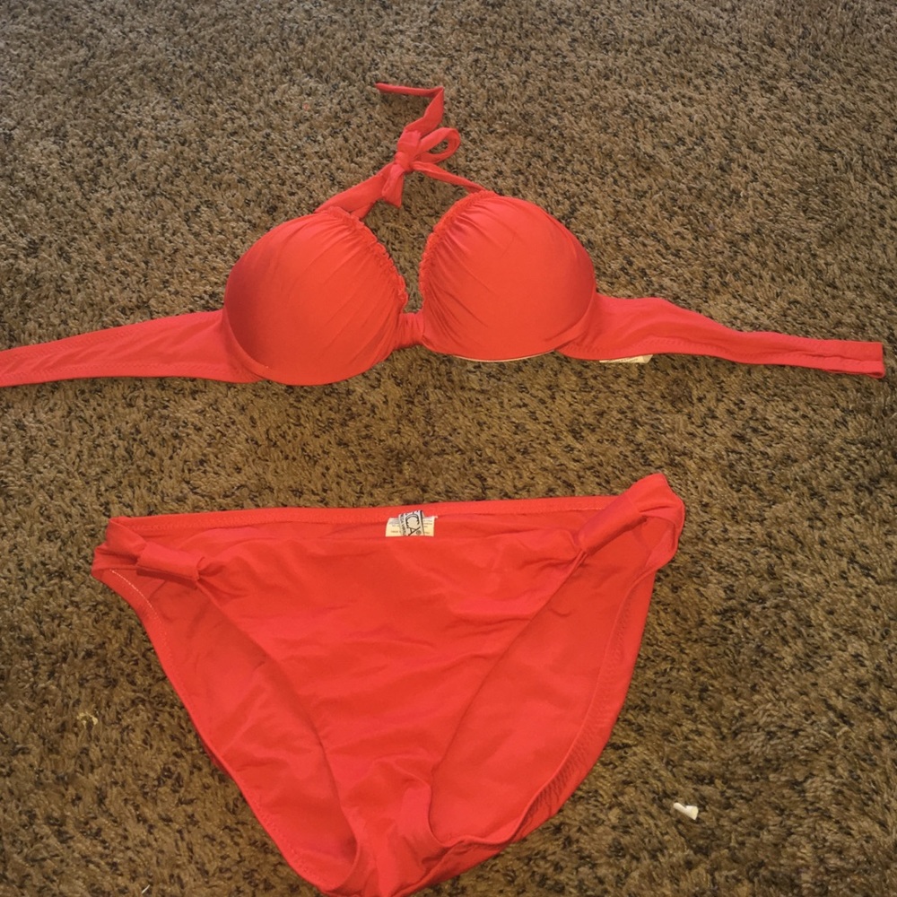 Becca Red bikini
