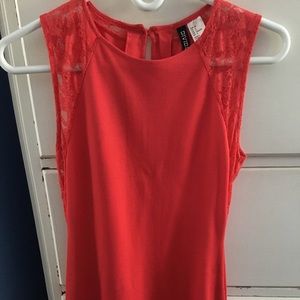 Red h&m dress