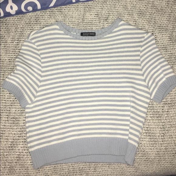American Apparel crop striped sweater - Picture 1 of 2