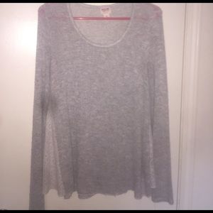 Grey & lace long sleeve