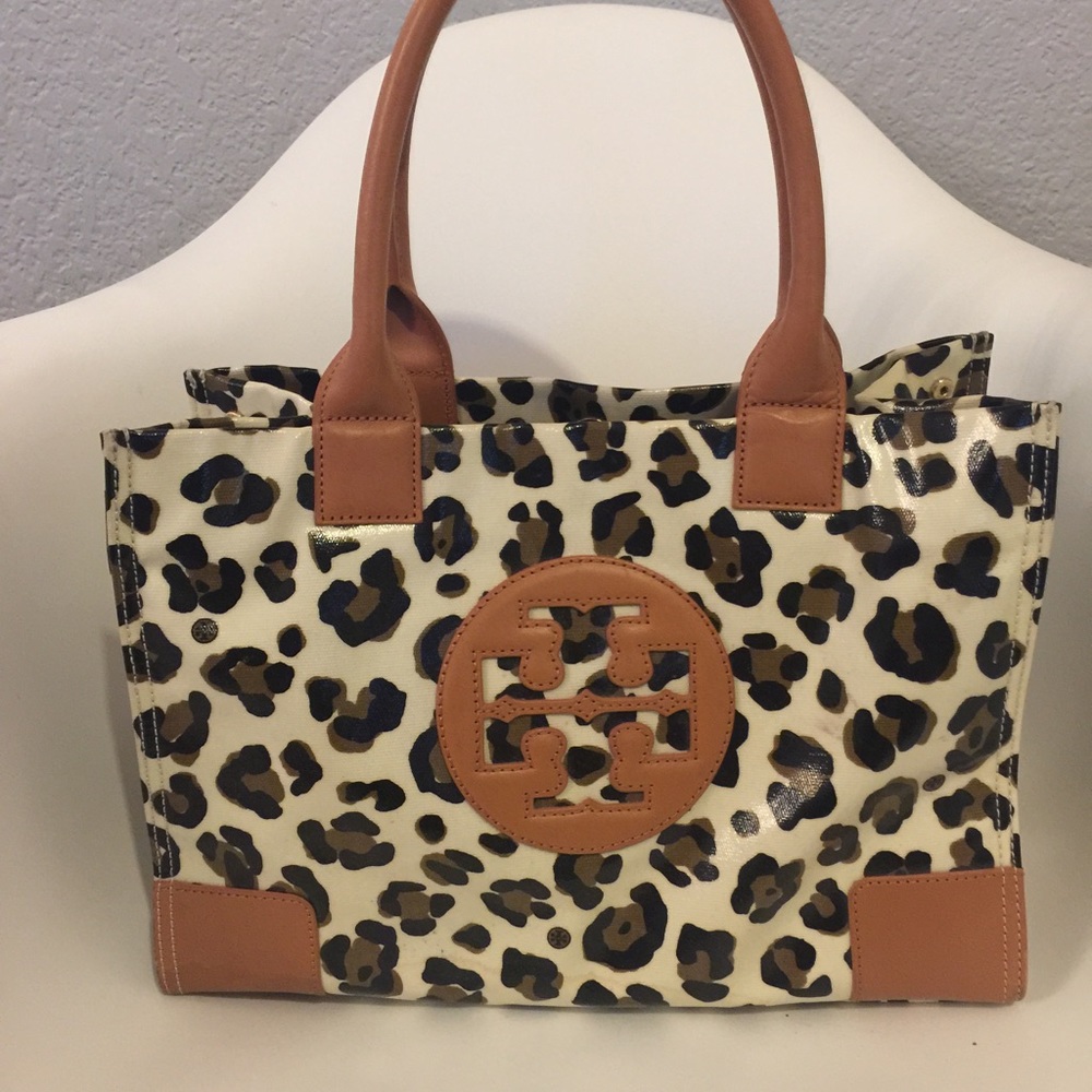 Tory Burch Ella Leopard Tote