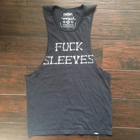 Krewella Tops - FUCK SLEEVES Krewella Cut off Tank Top 💀
