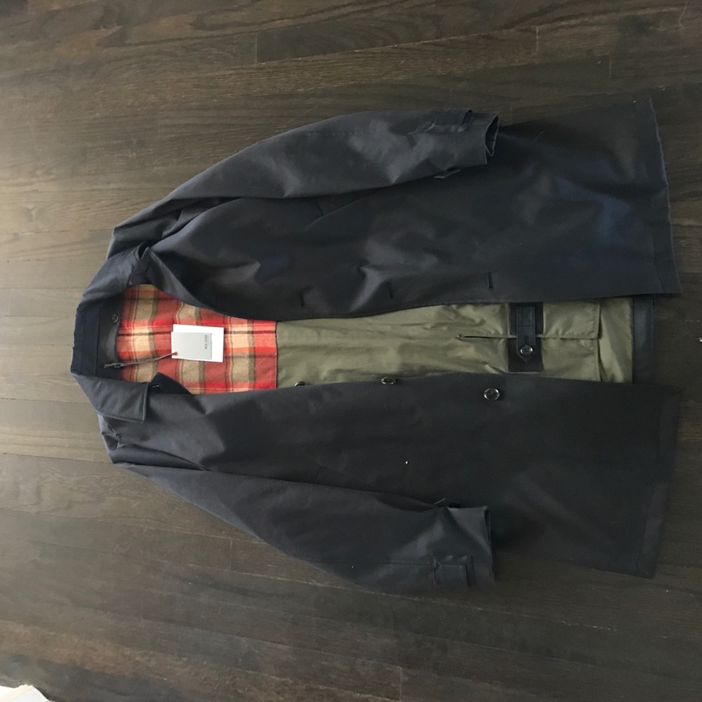 Jack Spade Woolrich Field Check Coat