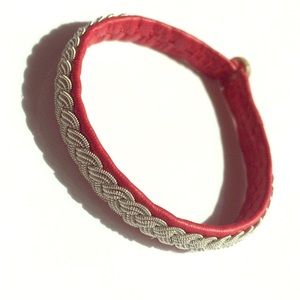 Lapland Sami Leather & Pewter Braided Bracelet