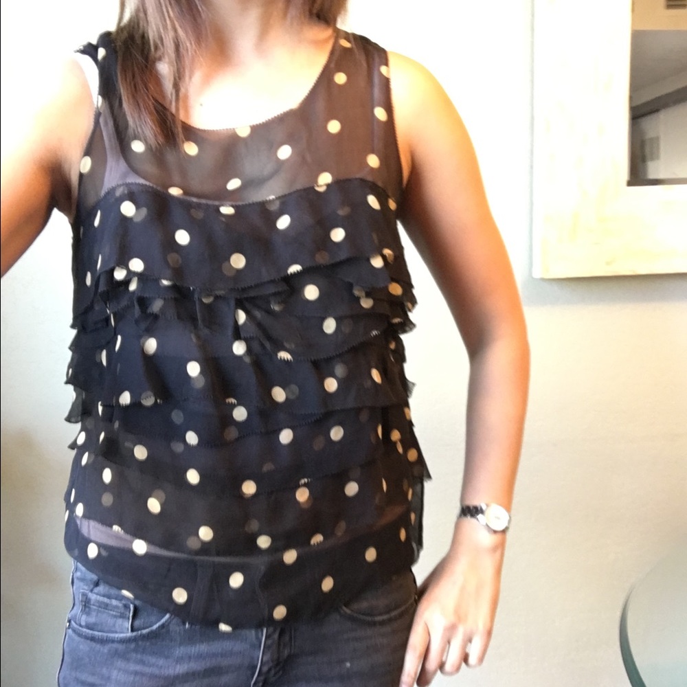 3.1 Phillip Lim polka dot silk chiffon blouse