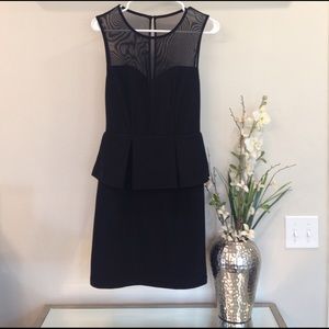 Black Mesh Top Dress LBD 4