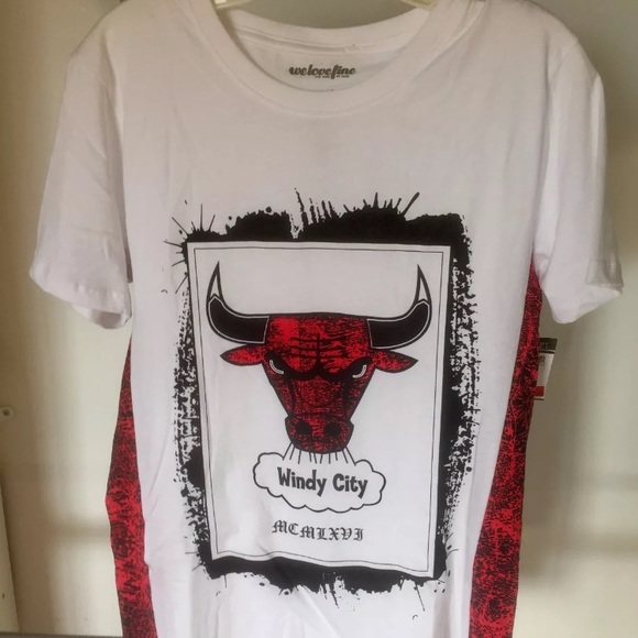 Mens Rue 21 Chicago Bulls Windy City NBA Collab Short Sleeve T Shirt Size Small - Picture 3 of 7