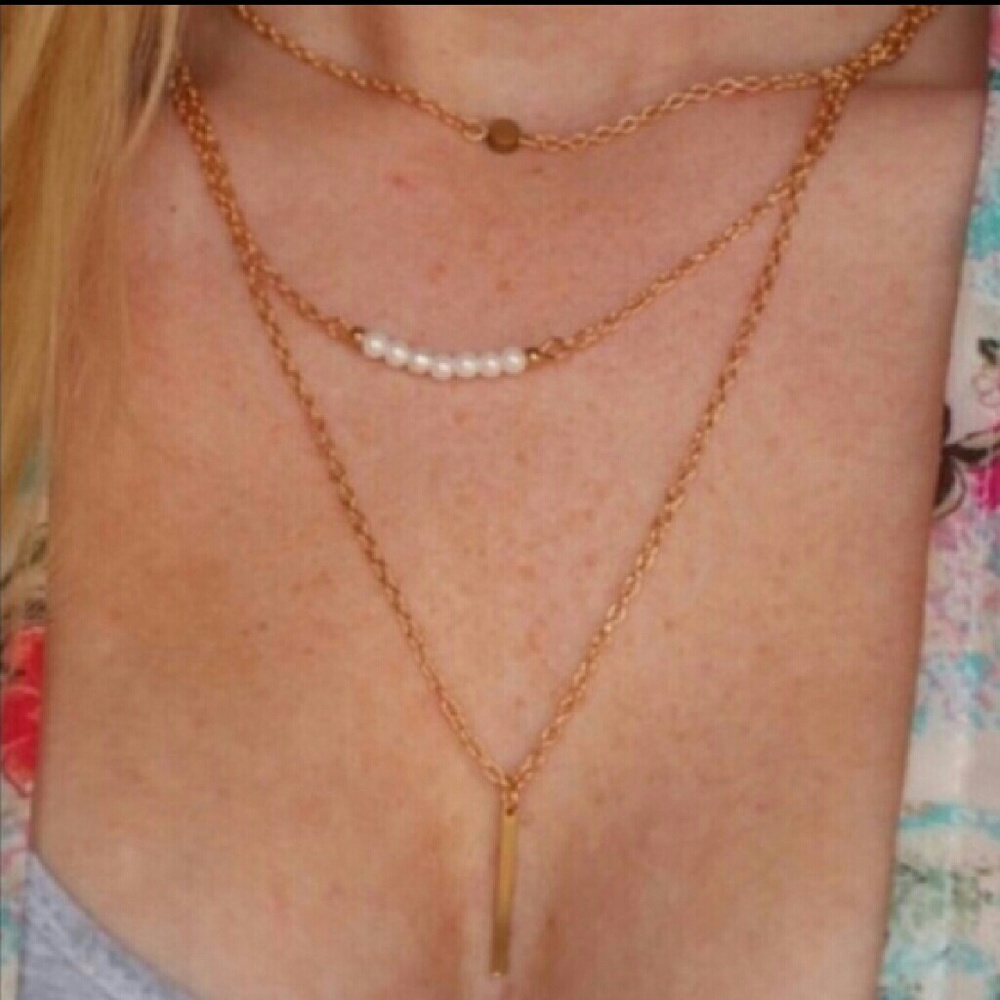 Sale ✨Delicate 3 Layer Gold Necklace
