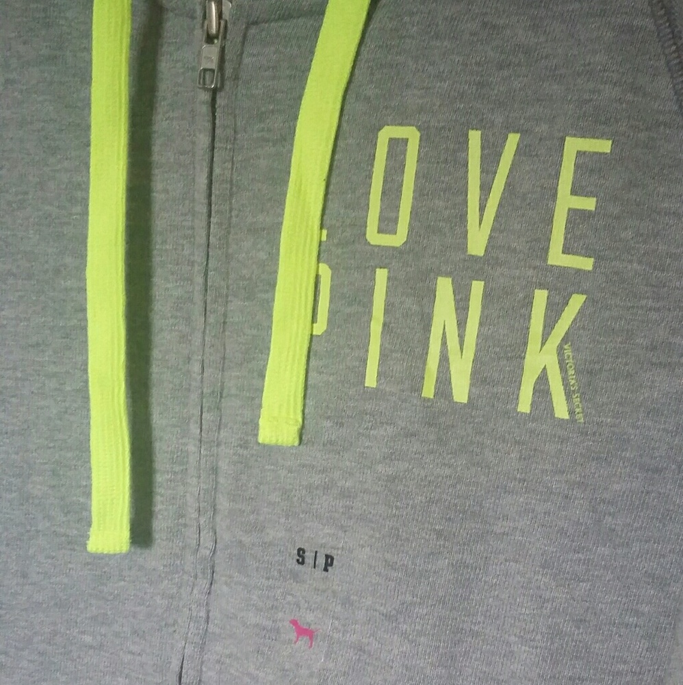 New pink zip up jacket