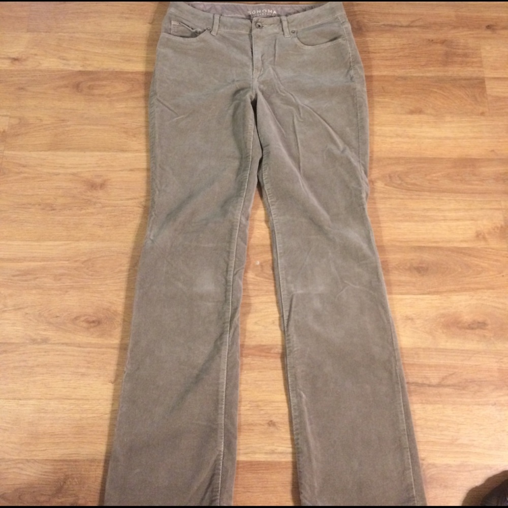 Stretch Bootcut Corduroy Pants