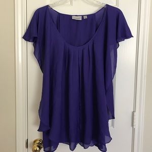 Pleated blouse size 22/24