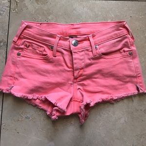 True Religion Joey cut-off shorts 🎀 size 24