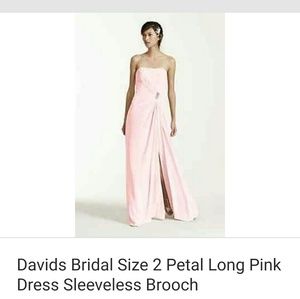 Davids Bridal size 2 Petal Pink Dress
