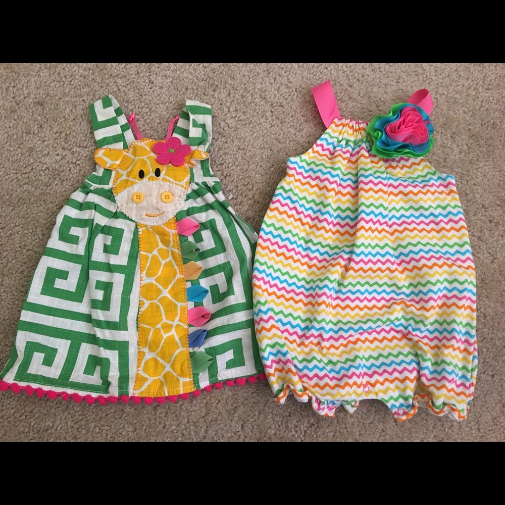 Mud Pie Dress & Romper Bundle