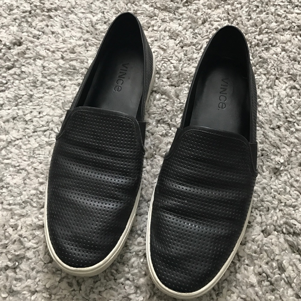 Vince Perforated Blair Slip On Shoes