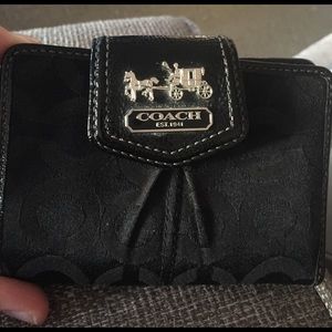 Black coach wallet
