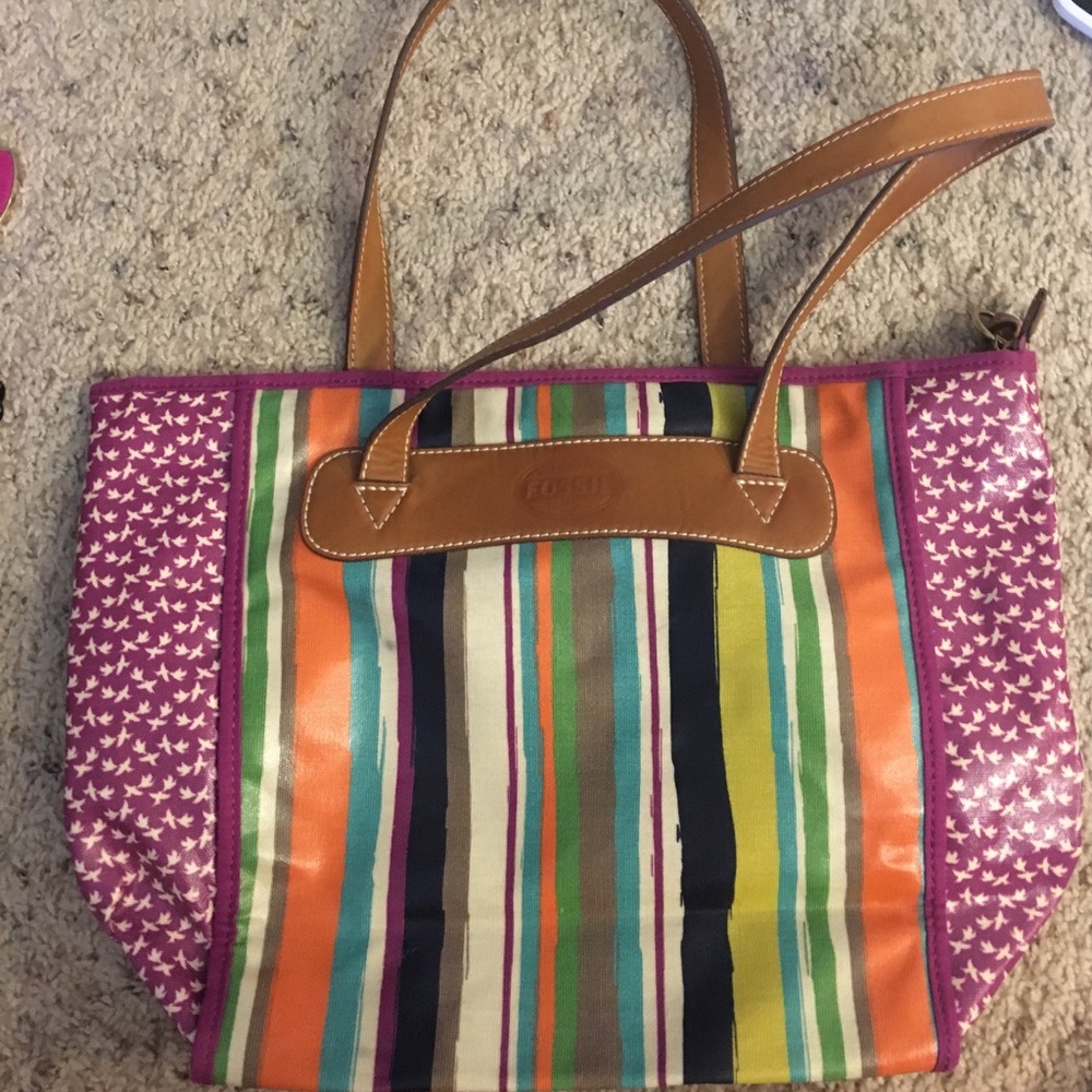 fossil tote