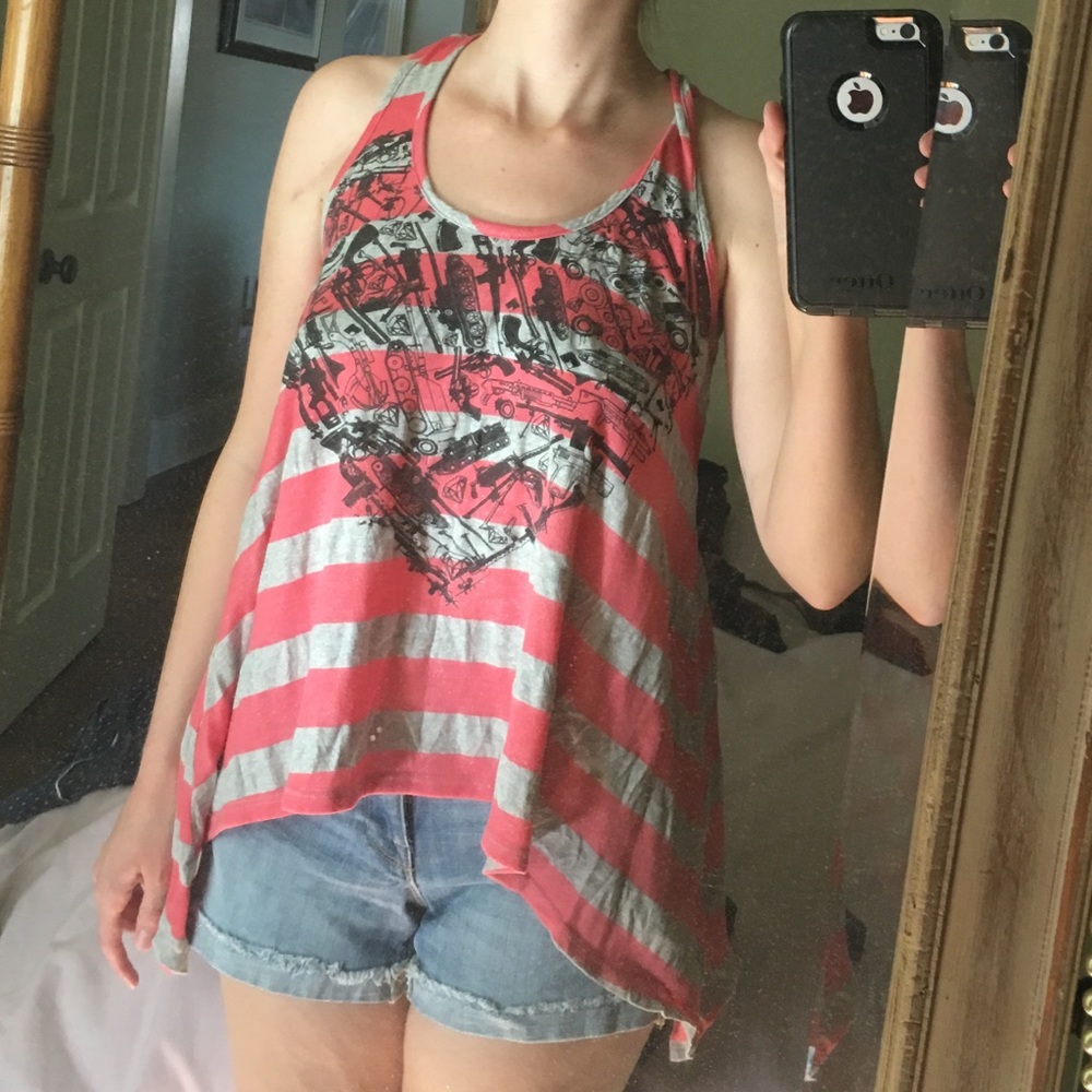 BOGO FREE - Teardrop Hem Swing Tank